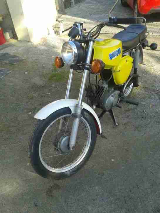 Simson S50 gelb