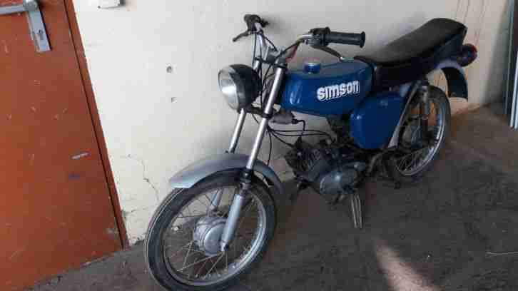 Simson S50N - 3 Gang Motor / Baujahr 1978 gute Substanz für Restauration