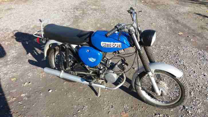 Simson S50N Baujahr 1978 mit Kugellampe