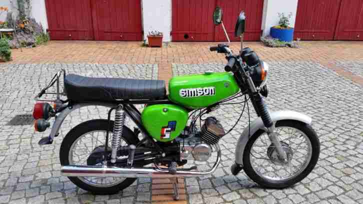 Simson S51/1 Comfort Bj1989 12V komplett restauriert, Neuzustand