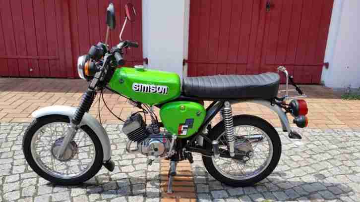 Simson S51/1 Comfort Bj1989 12V komplett restauriert, Neuzustand