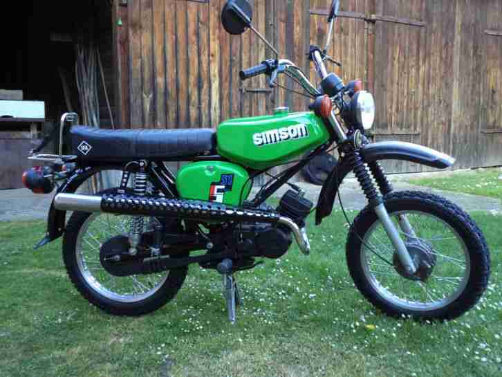 Simson S51/1 E1 Enduro Hs1 Scheinwerfer Baujahr 1990 Restauriert Neuaufbau