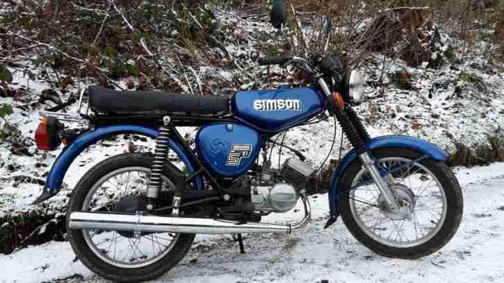 Simson S51 /1C 12V Neuaufbau, Drehzahlmesser, HS1, Bj. 1989