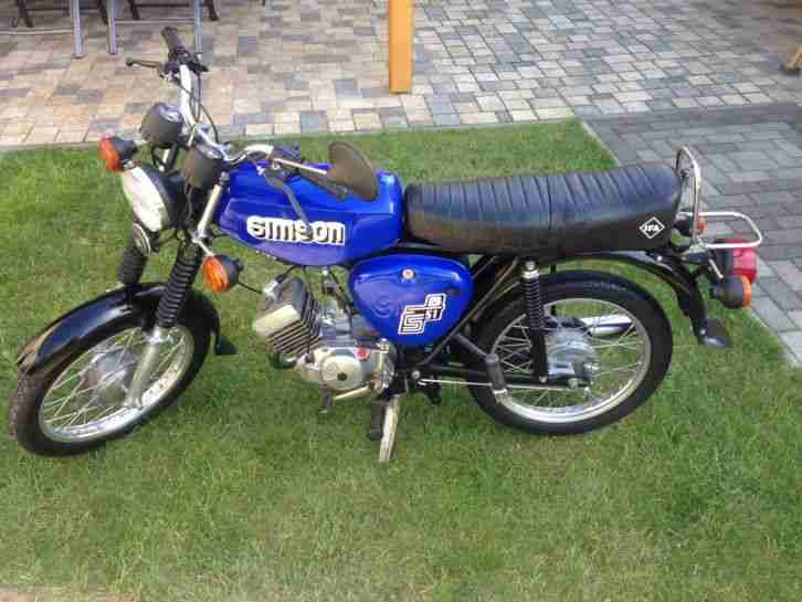 Simson S51 1C1 12Volt Elektronik 4-Gang Betriebserlaubnis IFA DDR BJ 1990