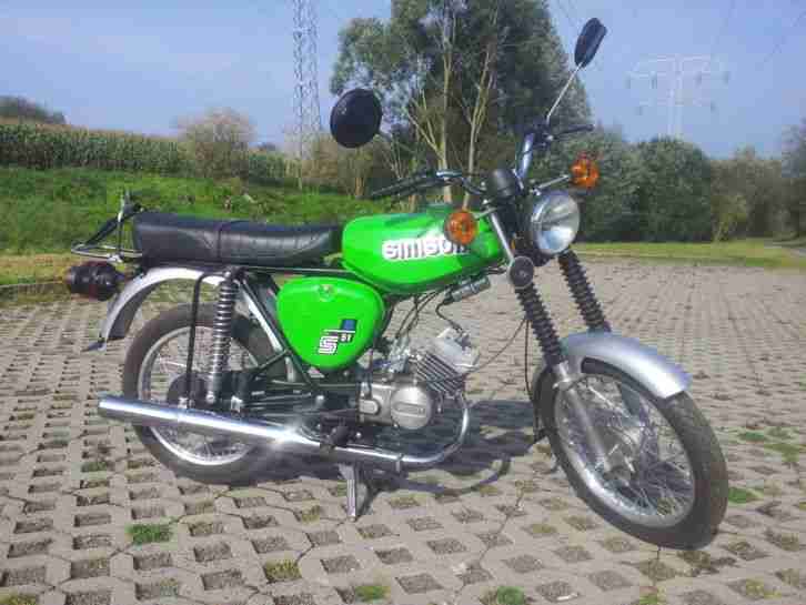 Simson S51 1C1 12Volt Elektronik 4-Gang Betriebserlaubnis IFA DDR fast wie neu