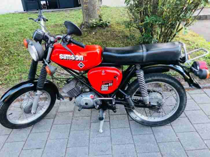 Simson S51 4 Gang Bj 84 Enduro Auspuff
