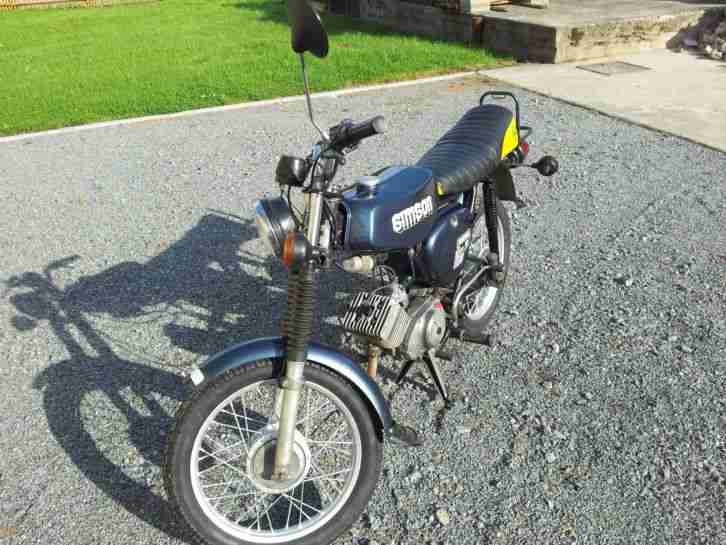 Simson S51 4 Gang Elektronik / Neu Lackiert / Motor überholt / Mit Papieren