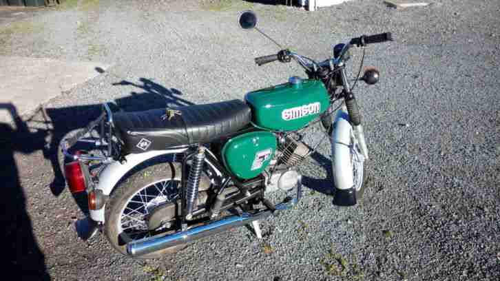 Simson S51 4 Gang / Motor Generalüberholt / Papiere / Originalgetreuer NEUAUFBAU