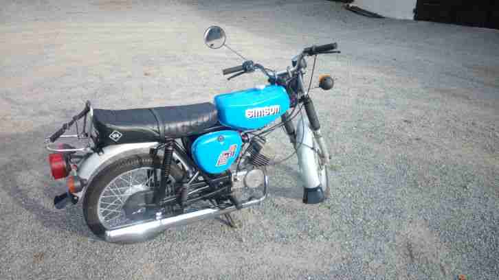Simson S51 4 Gang / Neu Lackiert / Motor Generalüberholt / Papiere / Original