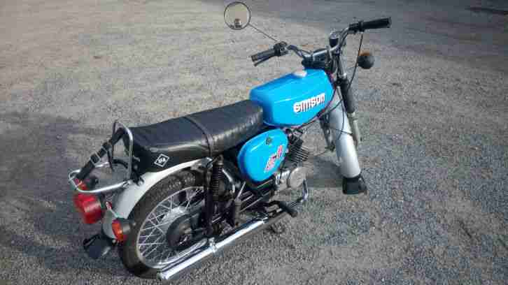 Simson S51 4 Gang / Neu Lackiert / Motor Generalüberholt / Papiere / Original