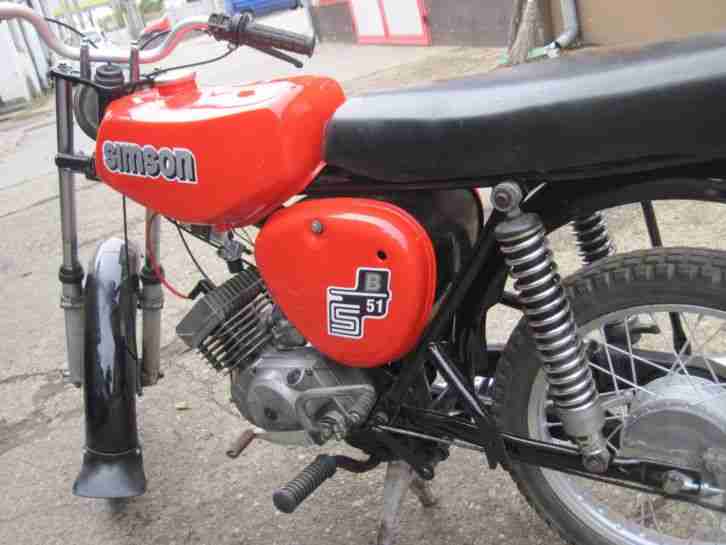 Simson S51 4 Gang erneuert rot