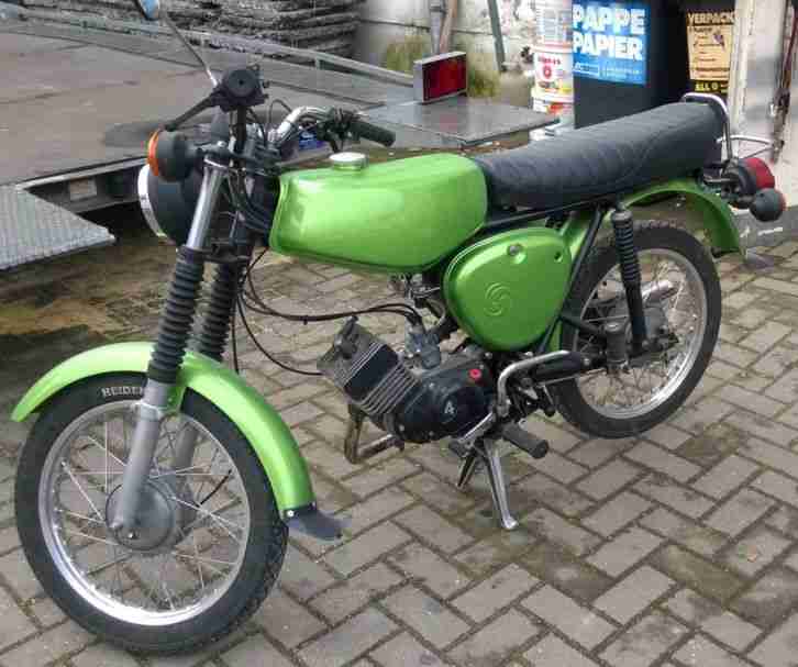 Simson S51 - 70 ccm Motor - Kompletter Neuaufbau - Viele Neuteile! Scirocco grün