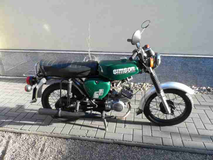 Simson S51 B 2-4 Elektronik 4 gang DDR Papiere
