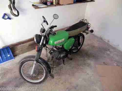 Simson S51 B1-4 elektronik Bj1988 9.590km hellgrün Originalzustand orig Papiere