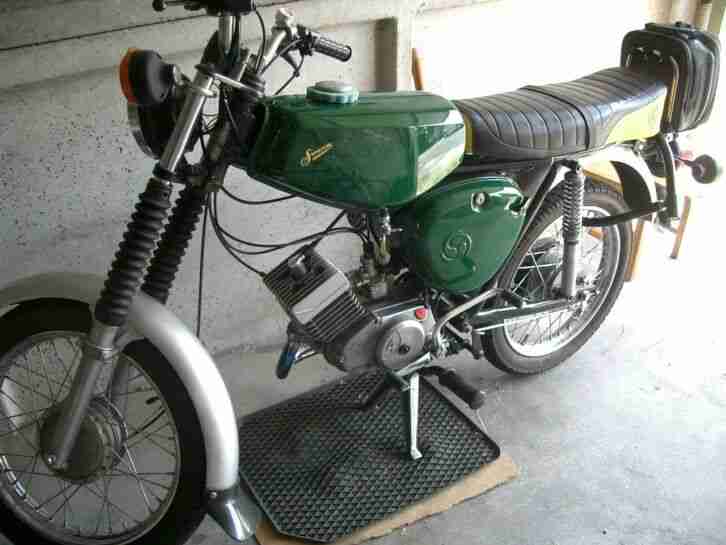 Simson S51 B1-4 mit Vape-Zündung, viergang, billardgrün