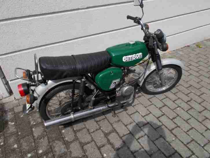 Simson S51 B2-4 Gang Electronic, Billard Grün, BJ: 88;