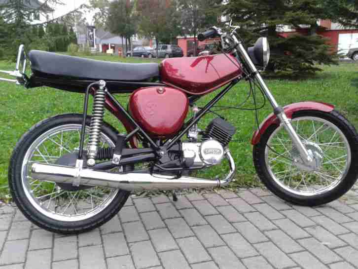 Simson S51 BRUTAL TUNING 80 Cm3, 5 Gang, Amal Vergasser