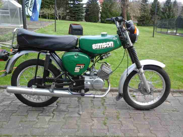 Simson S51 Baujahr 1983 Km-Stand 4.330