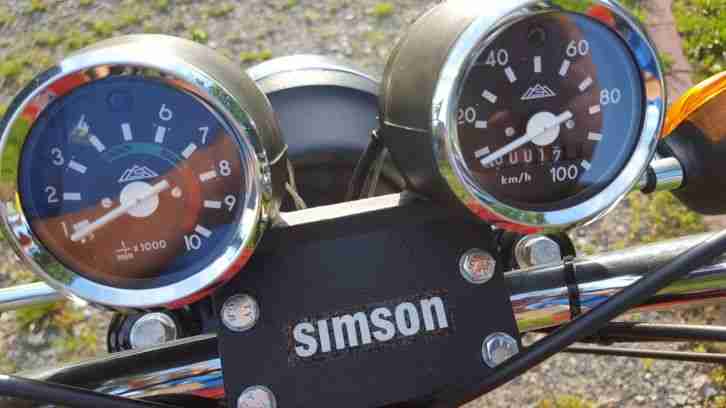 Simson S51 Comfort 12V 4-Gang - mit Papieren 60 ccm