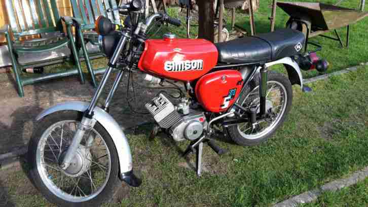 Simson S51 DDR kein S50 Schwalbe Star Garagenfund