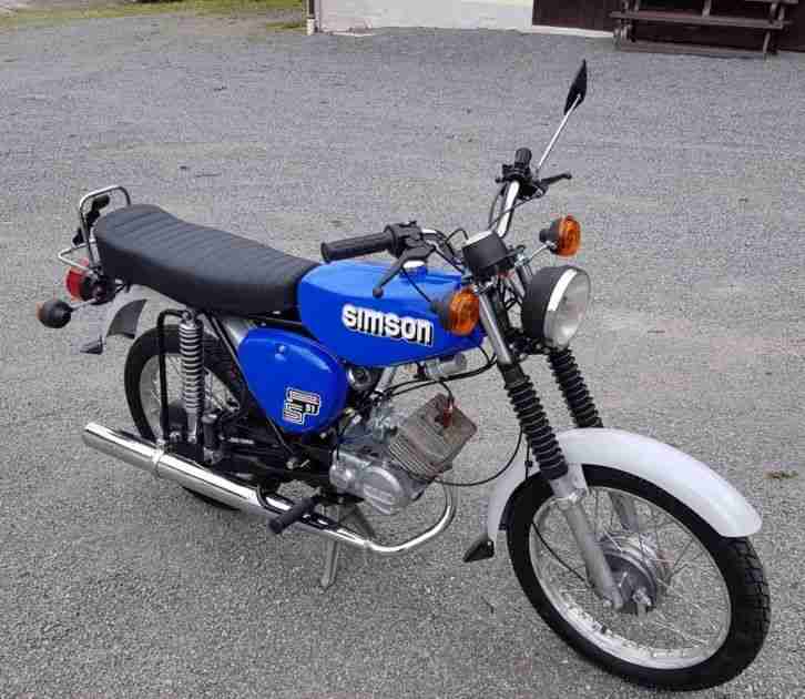 Simson S51 ELEKTRONIK 4 Gang / Motor Neu / Papiere / NEUAUFBAU /VERSAND / PAYPAL