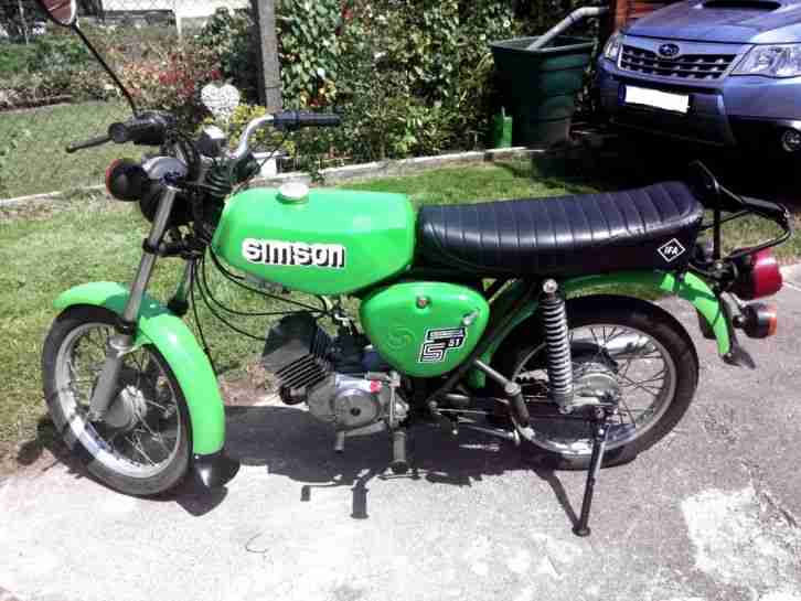 Simson S51 Elektronik 4-Gang BJ 1989