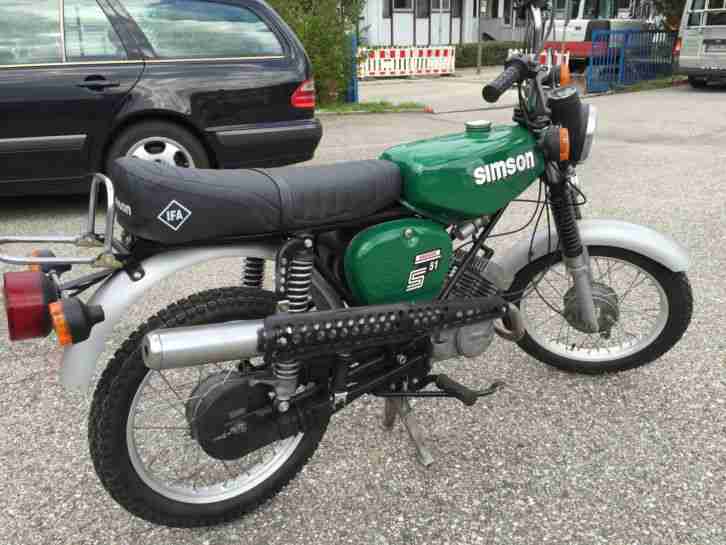 Simson S51 Enduro 12V Elektronik 4 Gang-Original-mit Papiere TOP!!