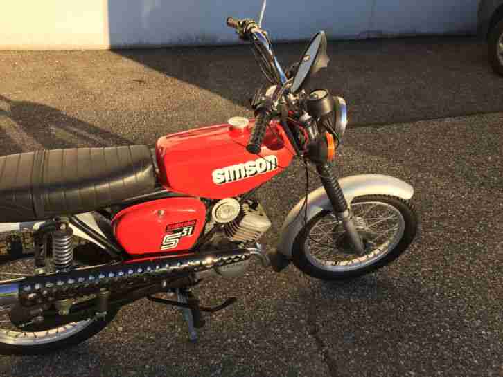 Simson S51 Enduro 12V Elektronik TOP Restauriert!!!