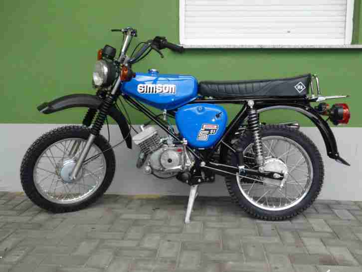 Simson S51 Enduro 12V vape Restauriert E-start