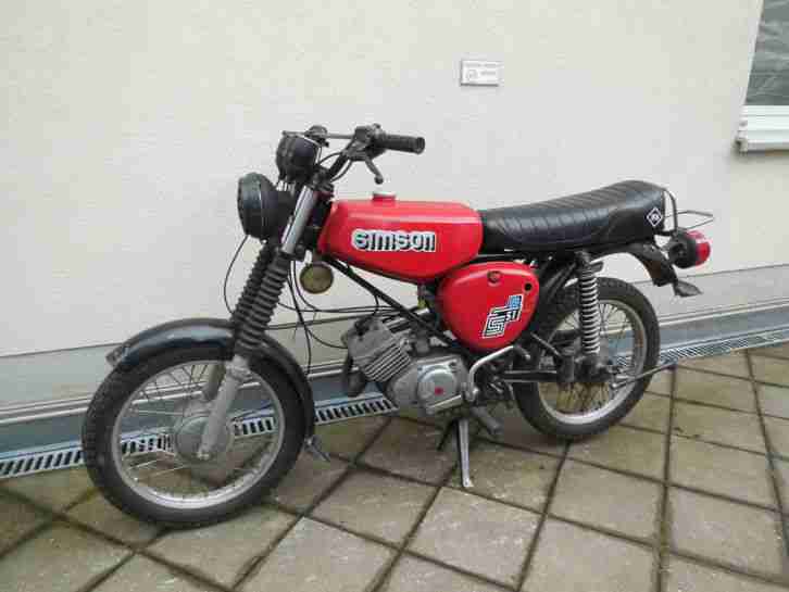 Simson S51 Enduro Bj 1989 gute Substanz 12 Volt / fahrbereit 4 Gang aus Ungarn
