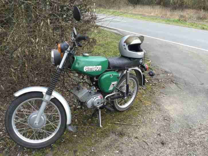 Simson S51 Grün Mit Papieren