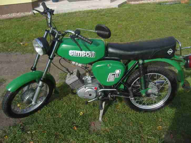 S51 N DDR Suhl Moped Baujahr 1983