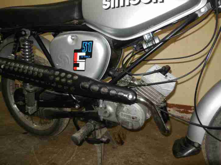 Simson S51 Original Enduro 4 Gang 12V Baujahr 1990 viele Neuteile 60ccm
