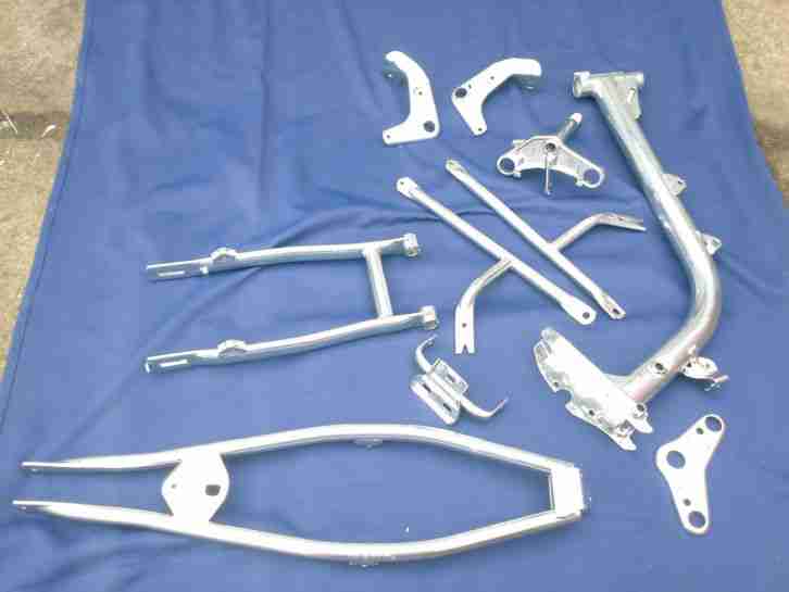 Simson S51 Rahmen komplett Neu generation Spiegelchrom Pulverlack