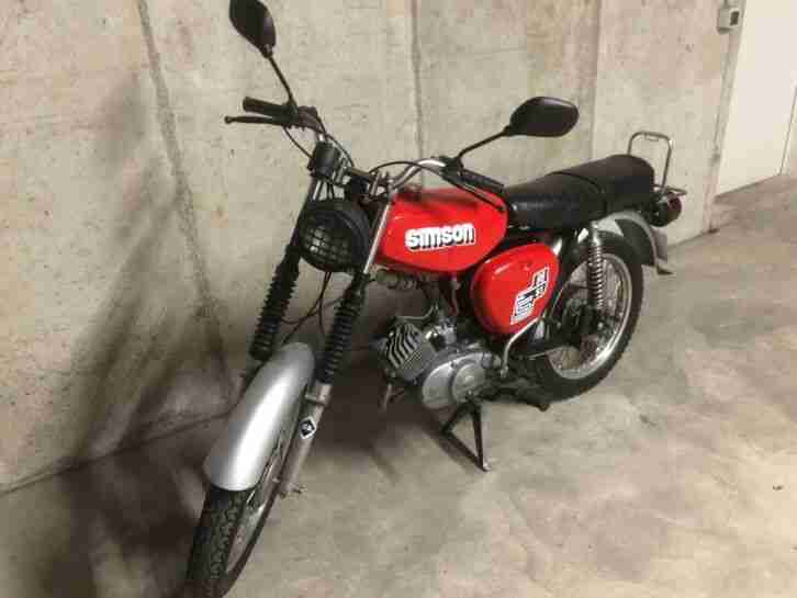 Simson S51 S 51 generallüberholt rot Bj 87 Oldtimer 50 ccm dt Versicherung