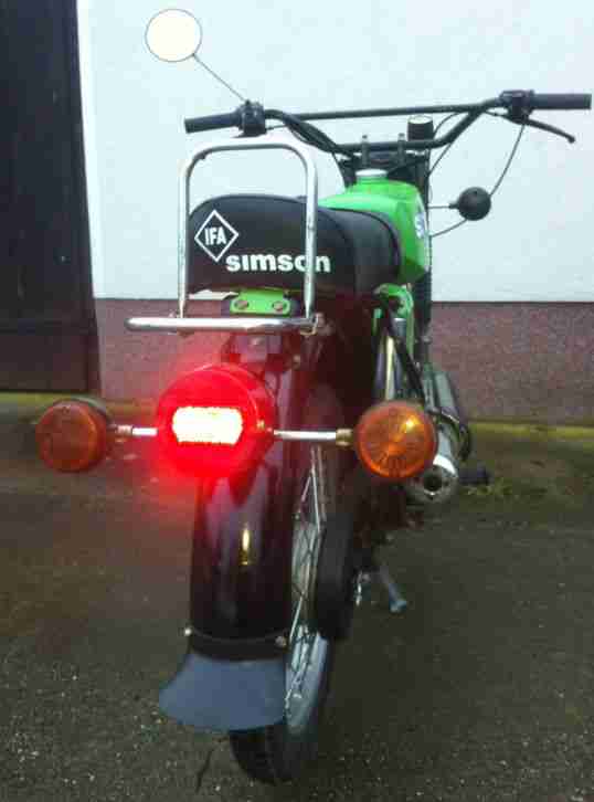 Simson S51 mit S50 Motor Neu aufgebaut mit Papiere