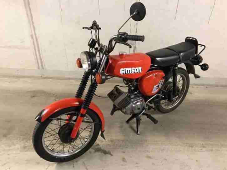 Simson S51 mit originalen DDR Papieren