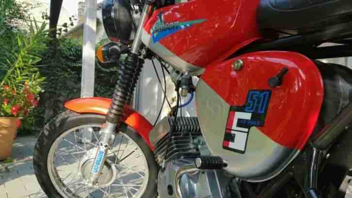 Simson S51 mit vielen Extras