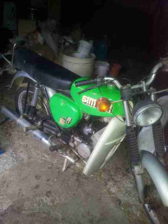 Simson S51B 4 gang mit Knie blech