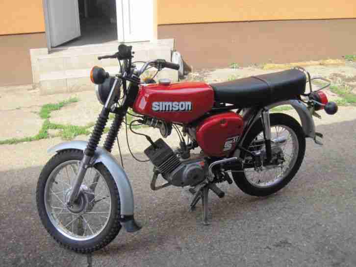 Simson S51B Original 8tkm 3 Gang voll erneut