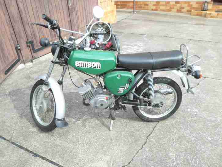 Simson S51B mit original Anhänger