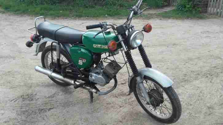Simson S51B2-4 Baujahr´81 fahrbereit billiardgrün mit Papieren 4-Gang Elektronik
