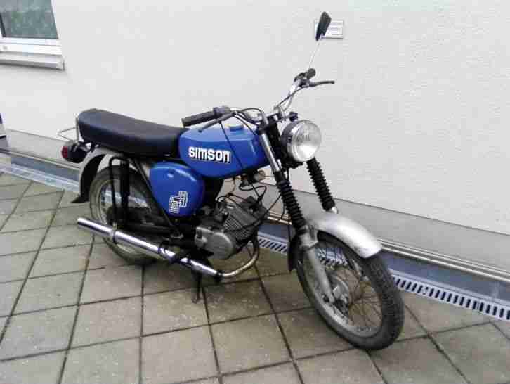 Simson S51N - 3 Gang / Baujahr 1983 fahrbereit gut Substanz