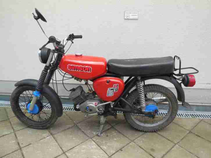 Simson S51N - 3 Gang / Baujahr 1986 fahrbereit gut Substanz