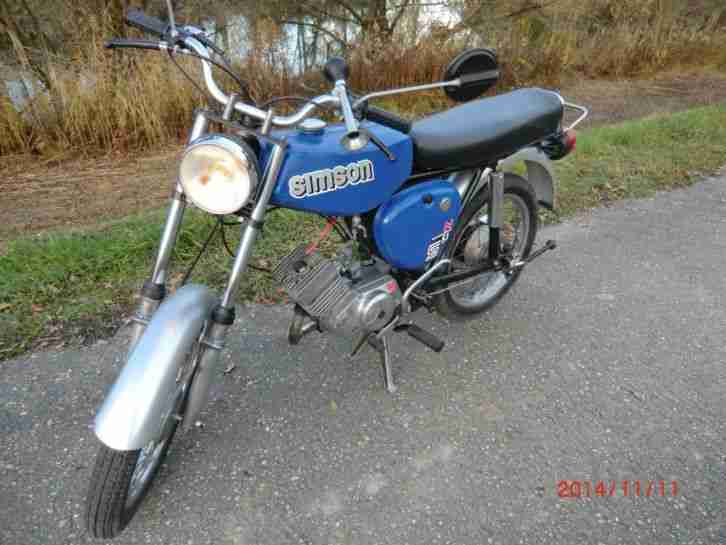 Simson S51N 4 Gang Bj. 1982 + Betriebserlaubnis / Video Ansehen