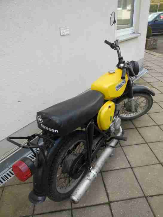 Simson S51N Baujahr 1982 gute Substanz 12 Volt / fahrbereit aus Ungarn