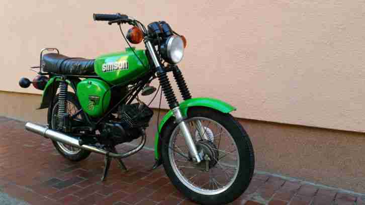 Simson S70 Comfort in saftgrün komplett original Lack mit Brief und Schlüsseln