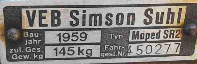Simson SR 2