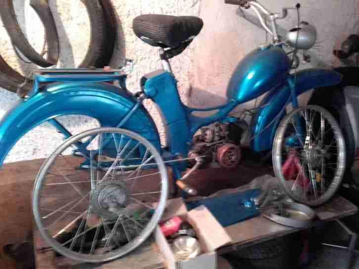 Simson SR 2 Moped Teilrestauriert mit Registrierschein BJ 1957
