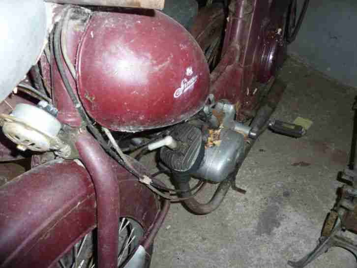 Simson SR 2 Scheunenfund 4 Stück + Ersatzteile Restaurationsbedürftigen Zustand